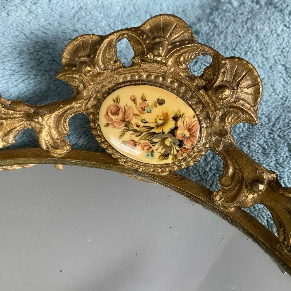 Vintage Vanity Mirror Tray